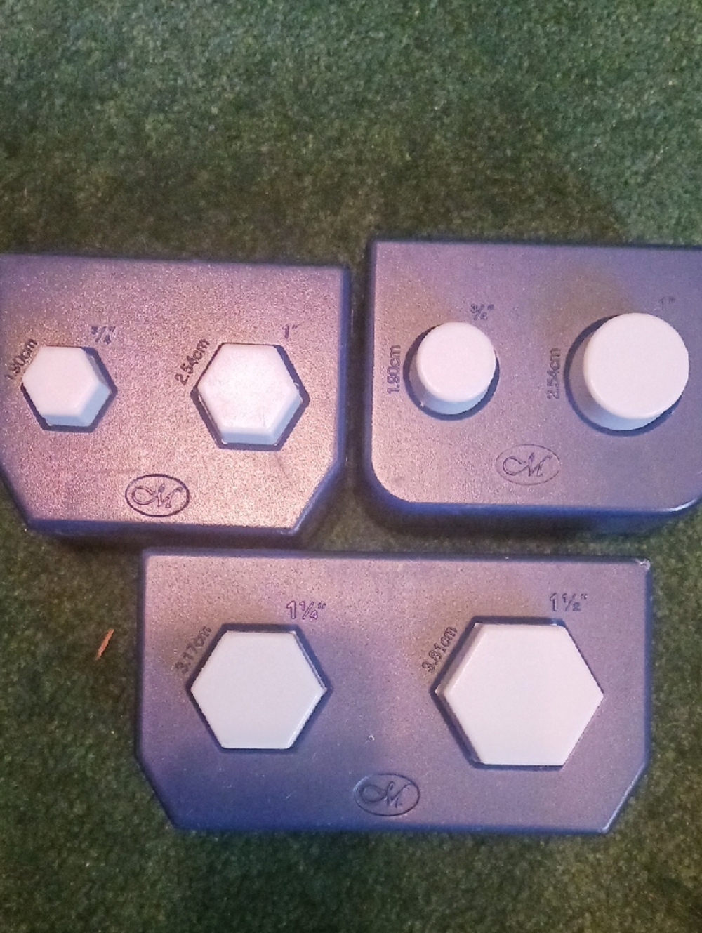 3 Pieces Creative Memories Shape Makers